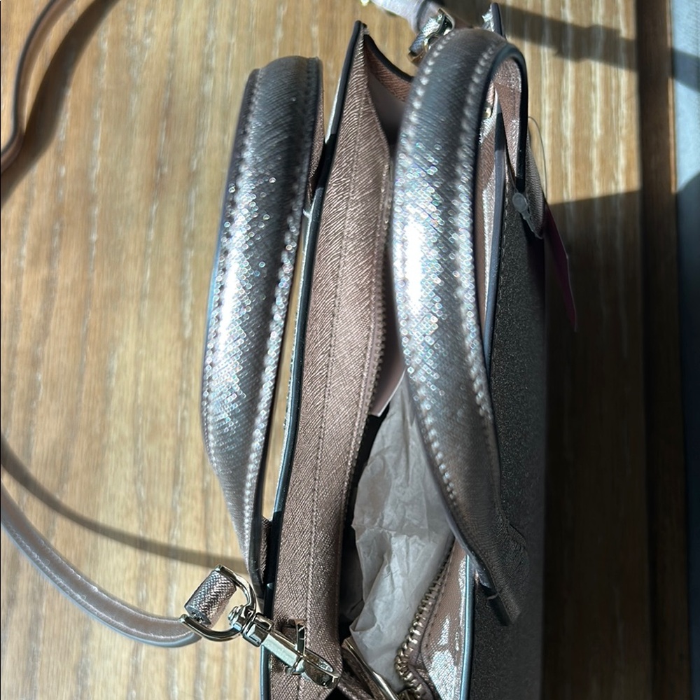 Kate Spade Gold Glitter Handbag - Picture 7 of 8